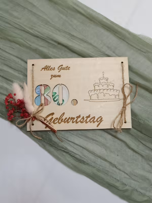 Geldgeschenk zum Geburtstag