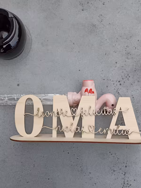 Muttertagsgeschenk für Oma mit Namen