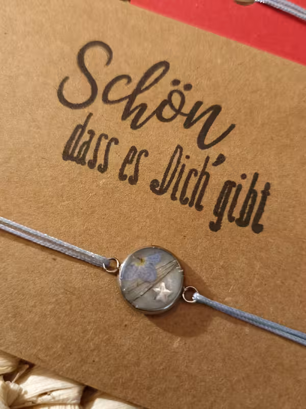 Armband mit Echthaar